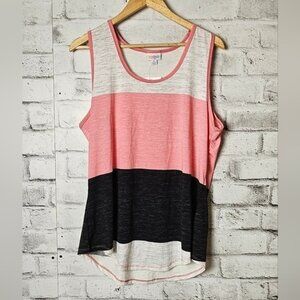 LULAROE Tricolor Tank Top